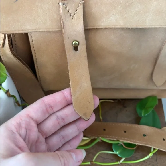 Madewell | RARE Essex vintage brown leather satchel crossbody bag - Picture 4 of 14